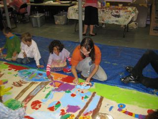 ArtVan kids painting banner for 350